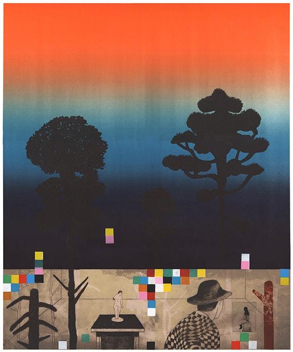 I went into the forest and found a tree