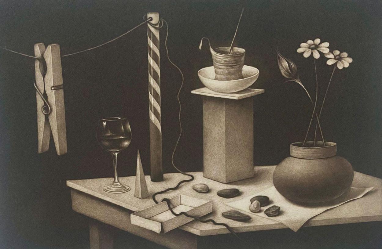 Arrangement med klesklype