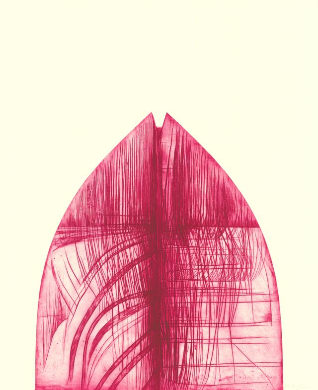 Zdenka Rusova Form magenta 2023 Koldnål